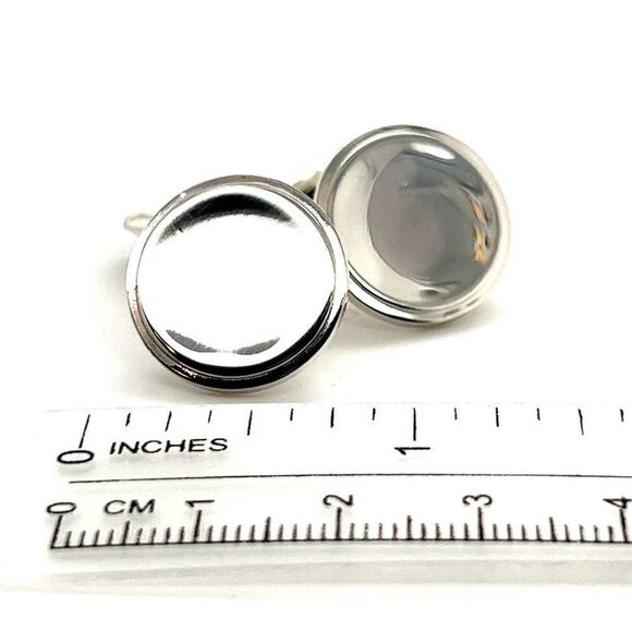 Georg Jensen Estate Sterling Silver Cufflinks 16.84 Grams GJ6 - Picture 6 of 12
